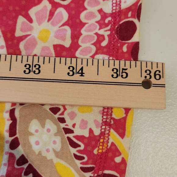 Juicy Couture Pink Henley Floral Paisley Mini Dress Size Large Y2K Feminine - Picture 9 of 11